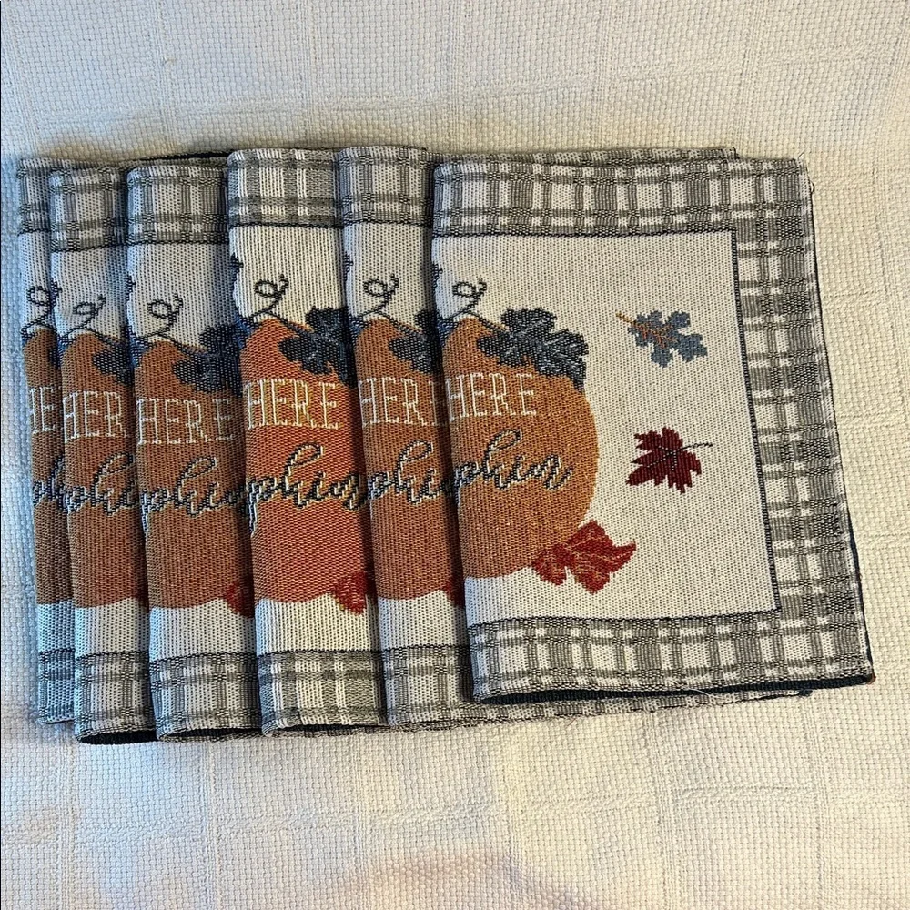 Fall Placemats “Hey There Pumpkin”